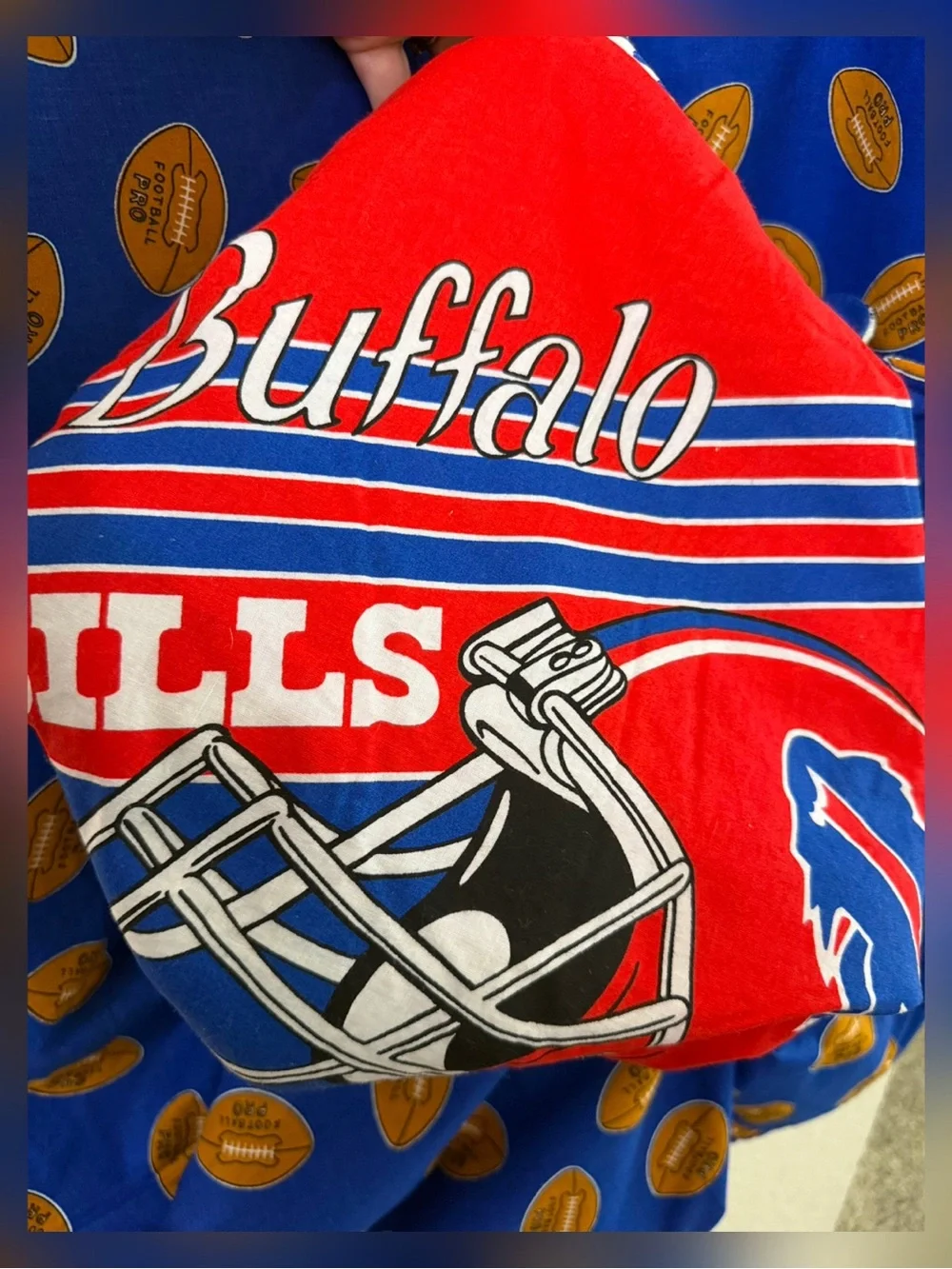 NFL Football Team Hand Made Throw Quilt Blanket